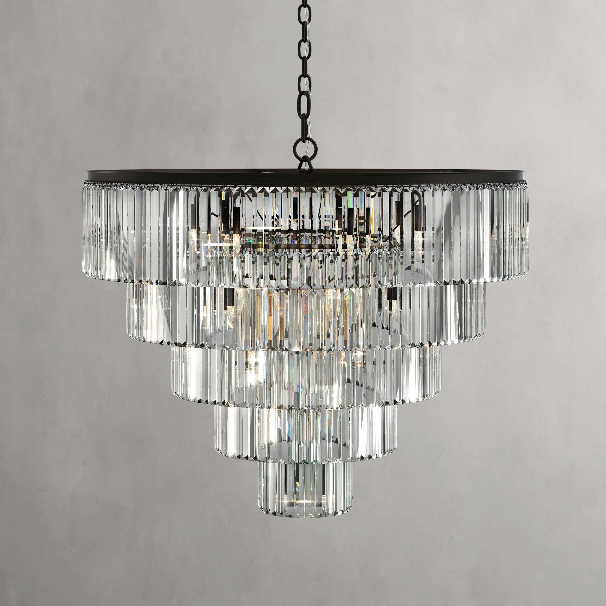 Leyland Tiered Round Chandelier