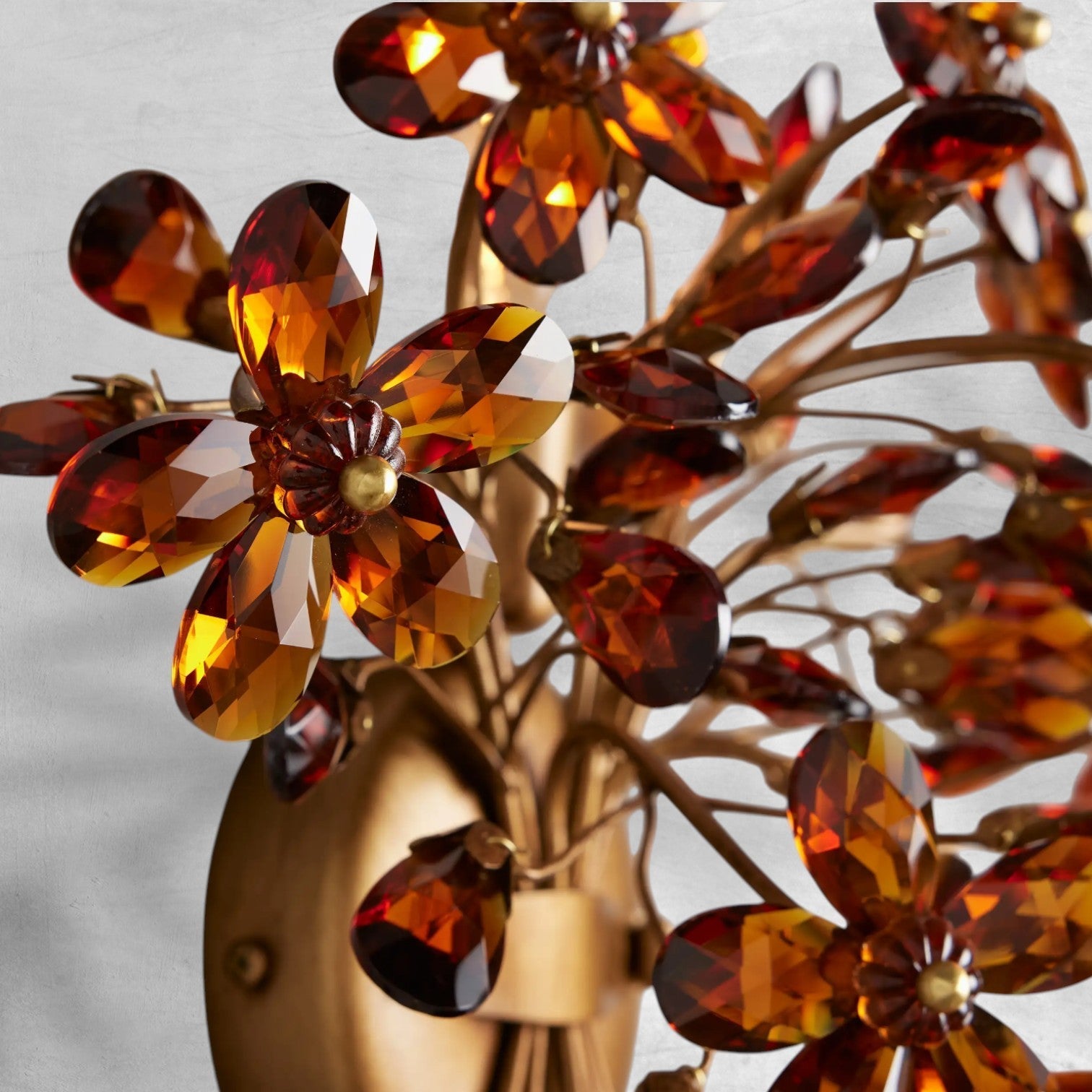 Luster Gaze Veridian Bloom 2-Light Wall Sconce - Background Shot