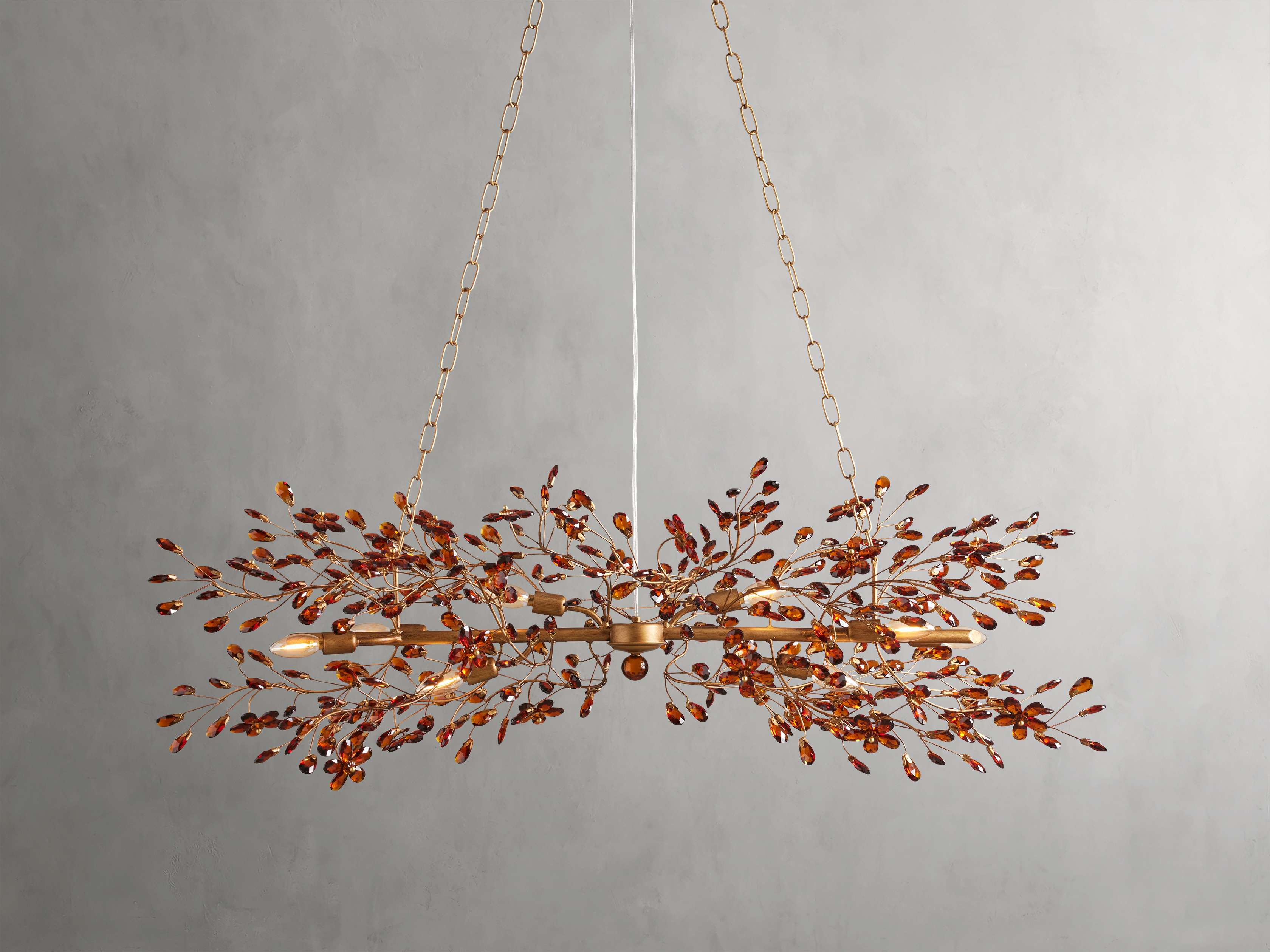 Fiore Colored Linear Chandelier