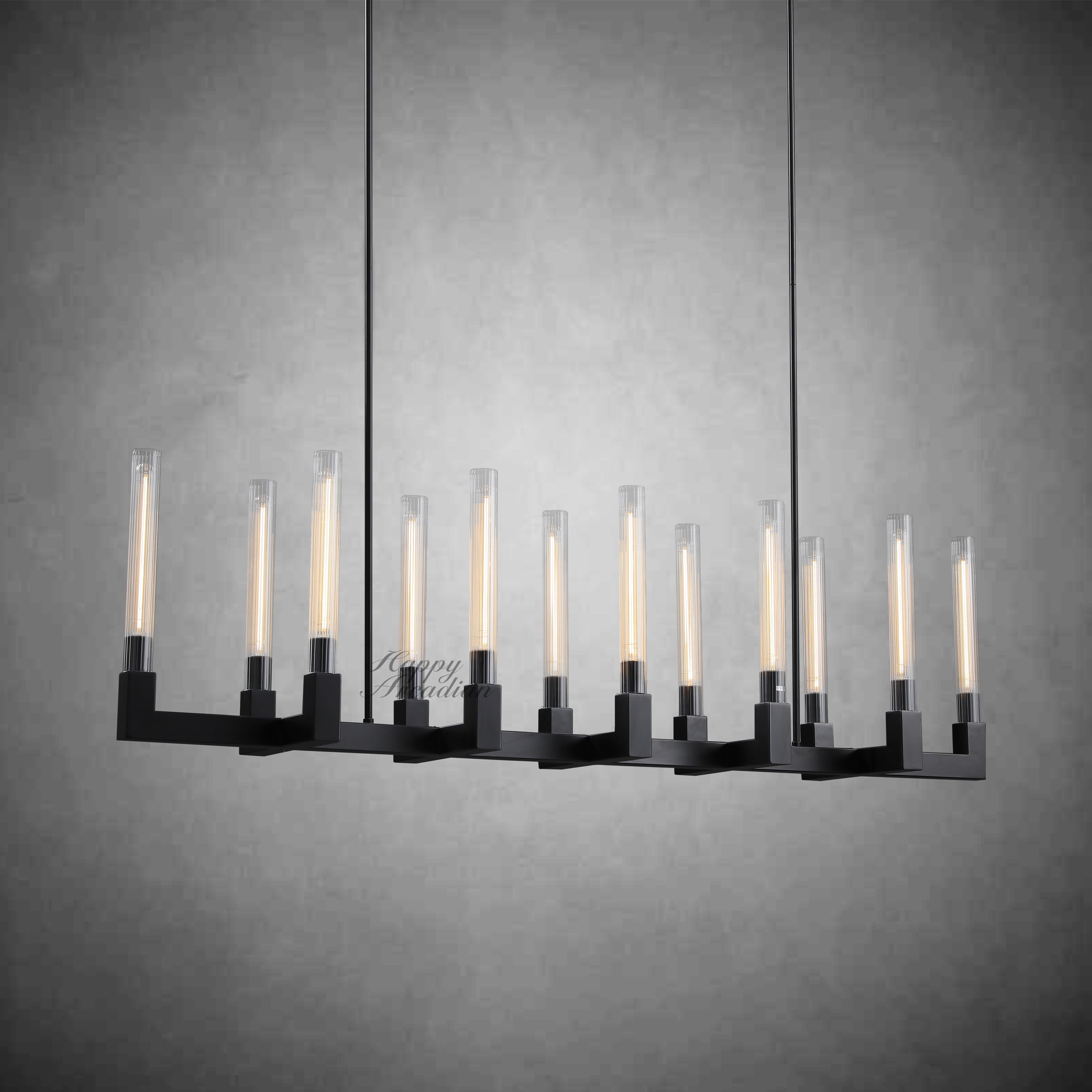 HA Candlestick Linear Chandelier Lighting 55'' 67"