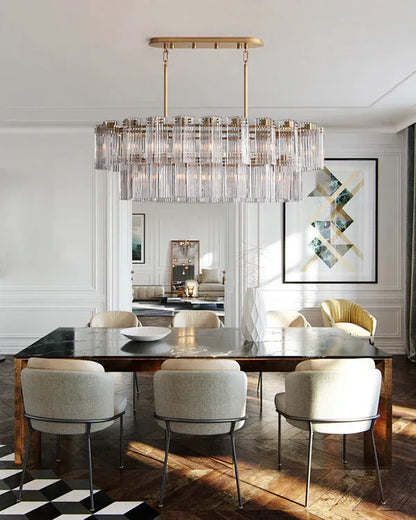 Davenne Oval 2 Tiered Chandelier