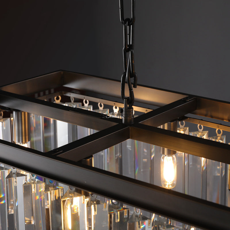 JC French Classicm Series K9 Crystal Round / Linear Chandelier