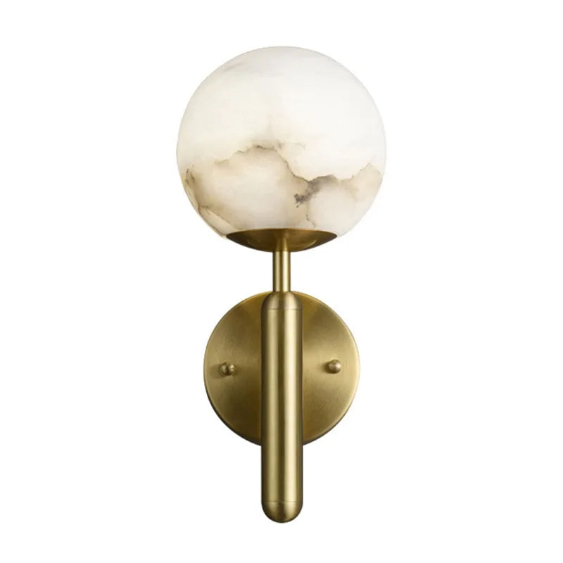 Orla Marble Sphere Wall Sconce