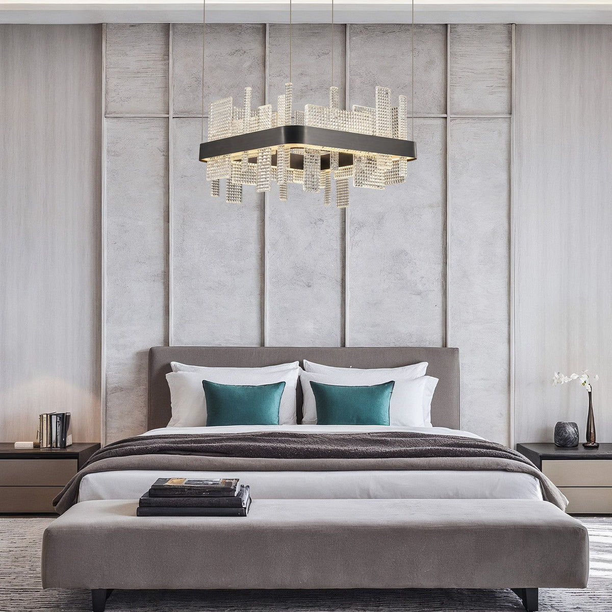 Lyra Glass Pendant Light 19.7"