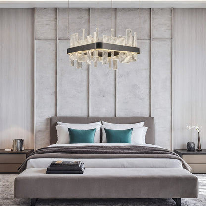 Lyra Glass Pendant Light 19.7"
