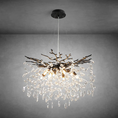 K9 Crystal Branch Chandelier