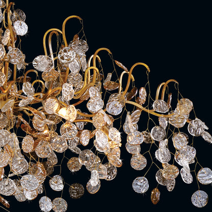 Campobasso 11-Light 33" Chandelier, Gold Finish