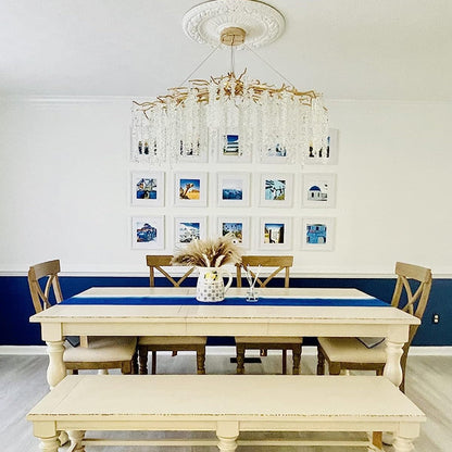 Branch Style Ceiling Light Crystal Icicle Chandelier
