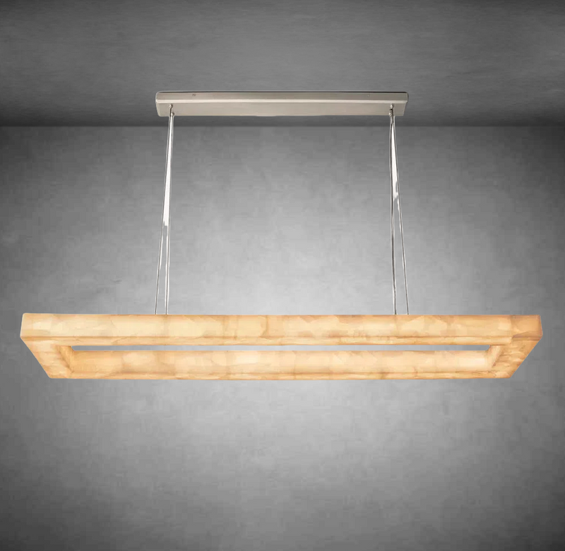 HA Cressida Rectangle Chandelier 54" 72''