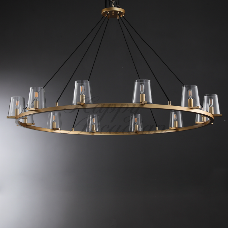 Brilliax Series Round Glass Chandelier