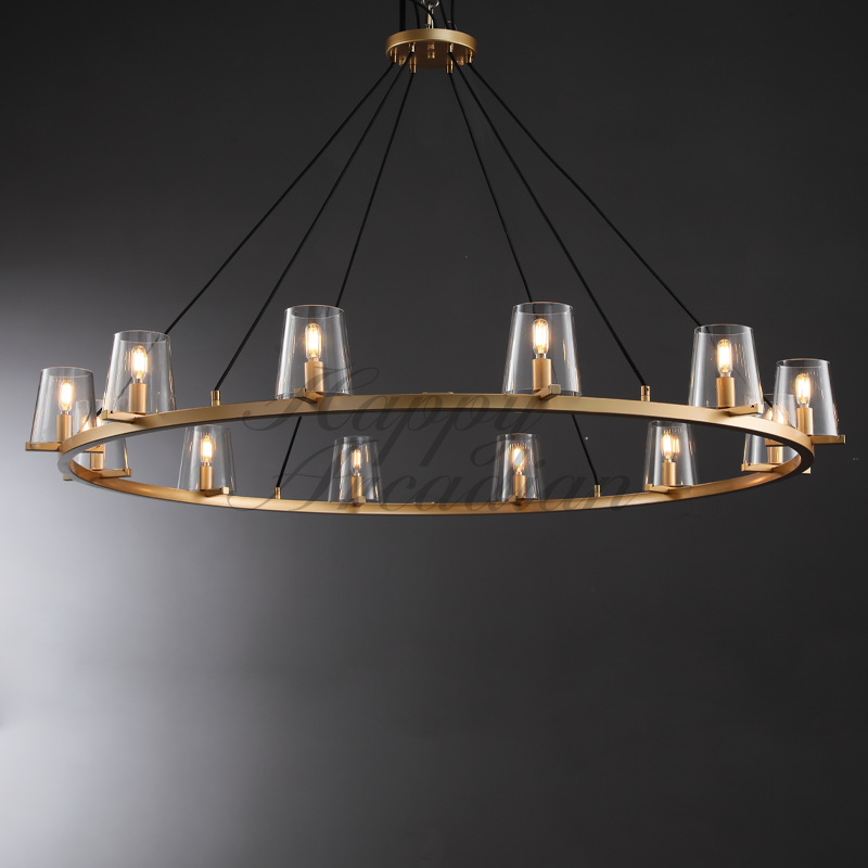 Brilliax Series Round Glass Chandelier