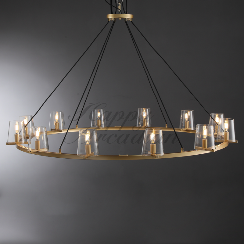 Brilliax Series Round Glass Chandelier