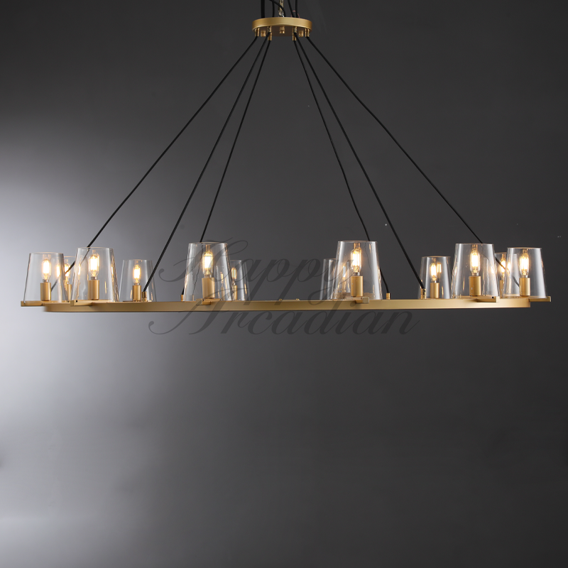 Brilliax Series Round Glass Chandelier