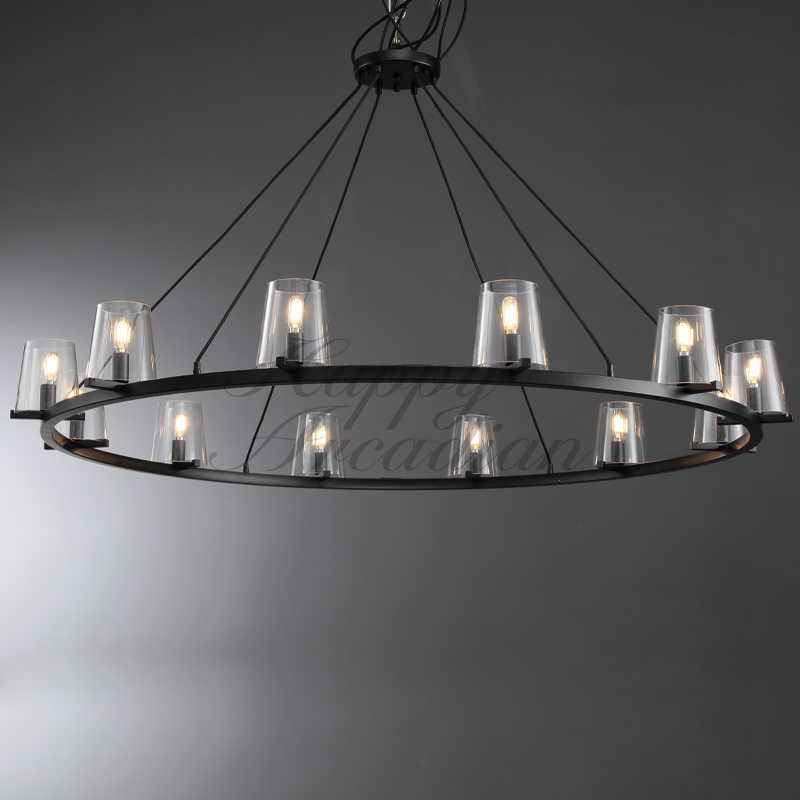 Brilliax Series Round Glass Chandelier