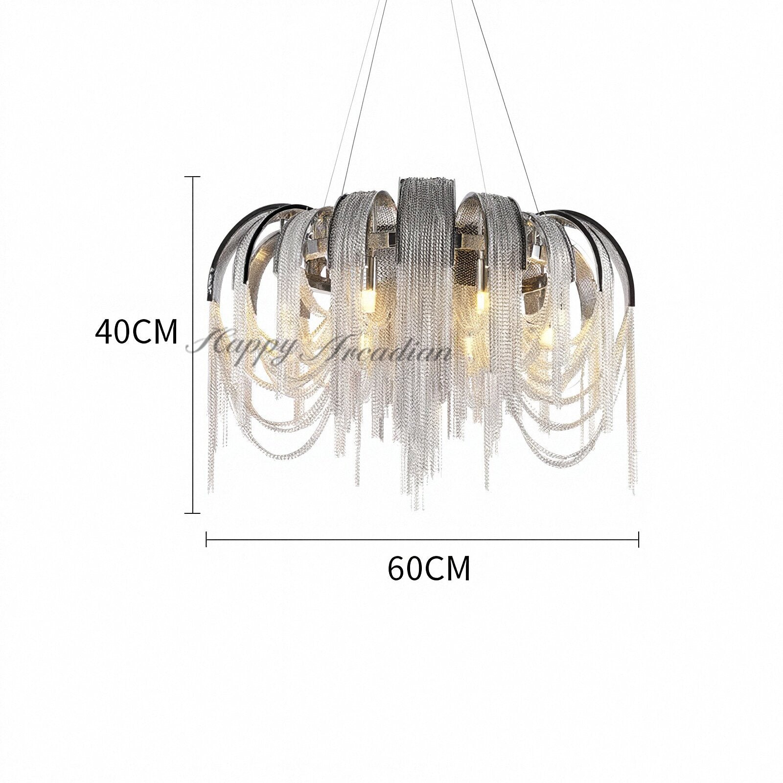 HA Alisa Luxury Round Decor Chandelier