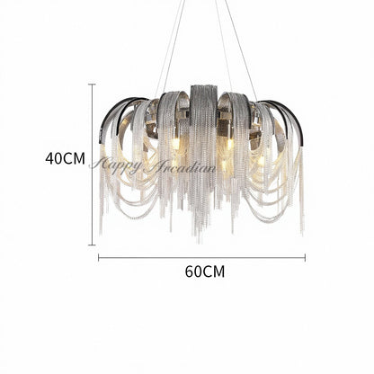 HA Alisa Luxury Round Decor Chandelier