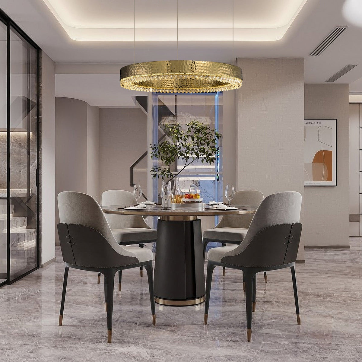 Hudson Crystal Modern Pendant Light