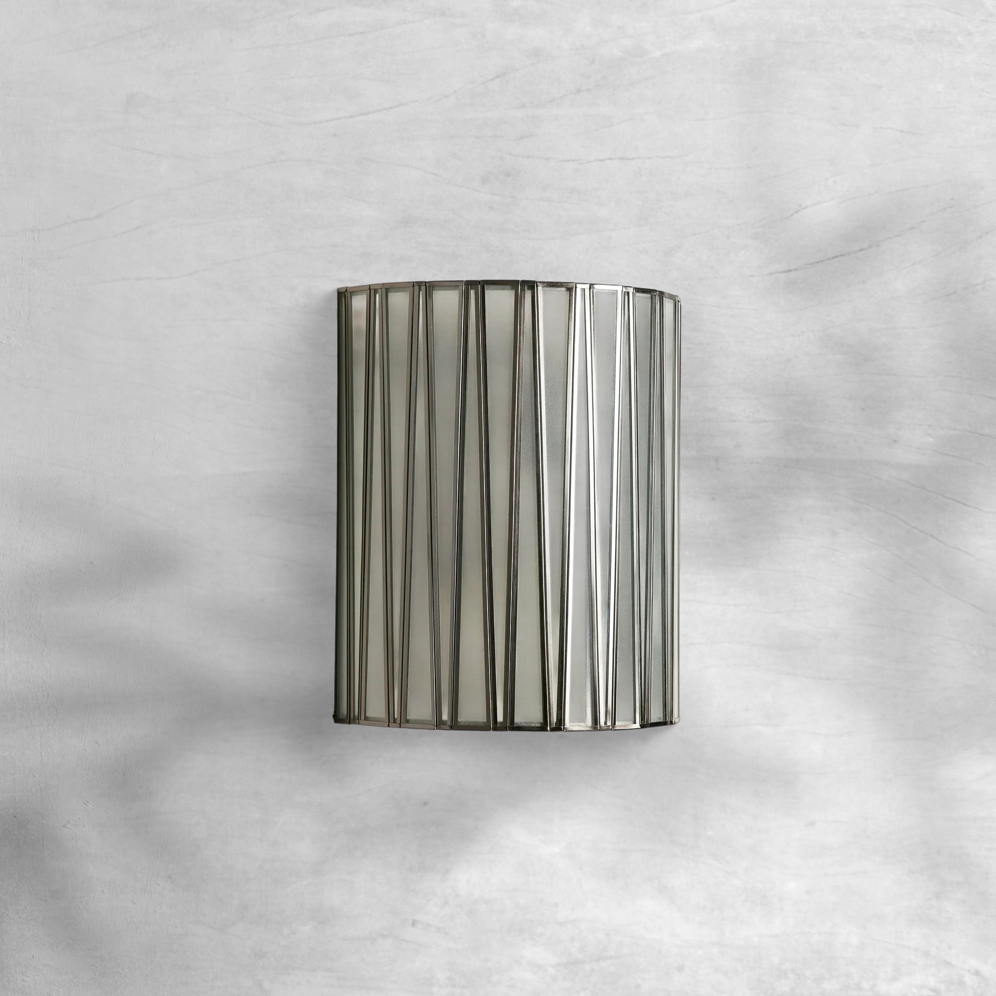 Junet Hand-Blown Glass Wall Sconce, Brass Finish, 10.25" Width