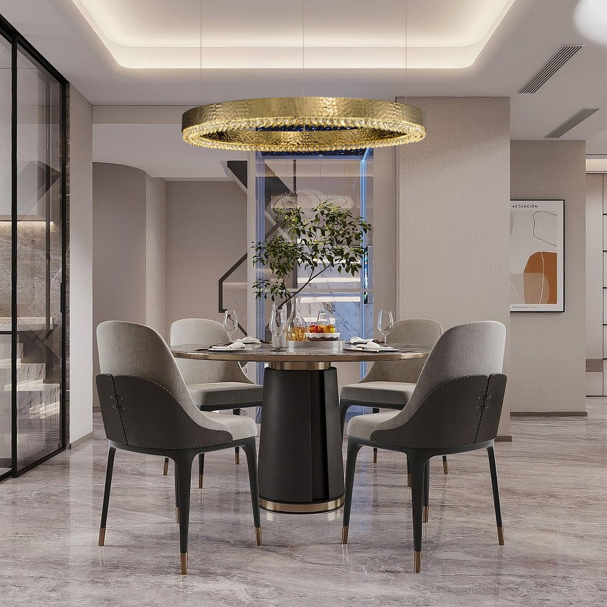 Hudson Crystal Modern Pendant Light