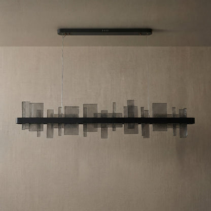Lyra Round Glass Chandelier