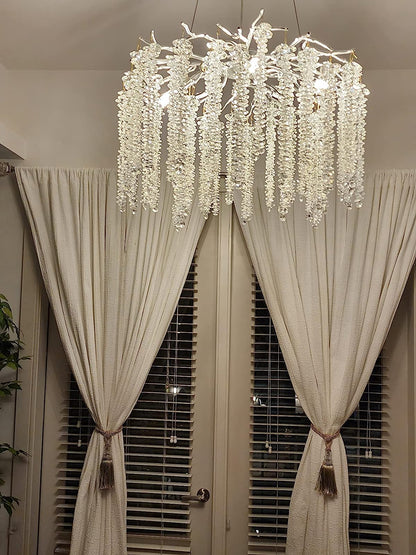 Branch Style Ceiling Light Crystal Icicle Chandelier