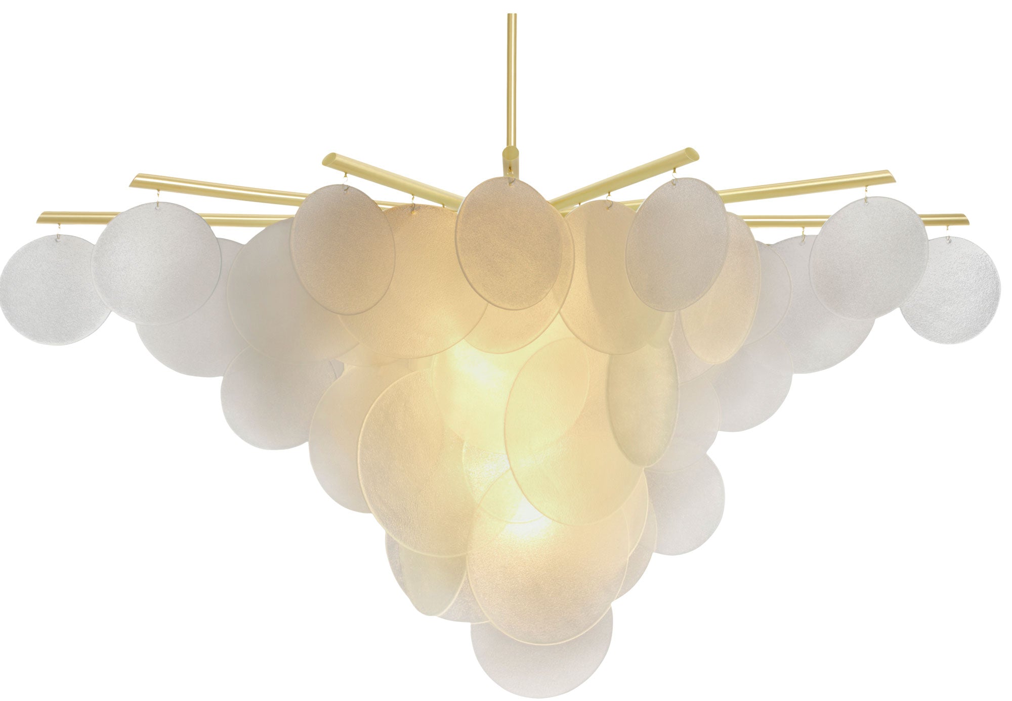Ella Glass Pendant 46.9" 62.6"