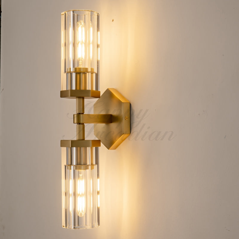 HA Lirael Hexagonal Linear Short Wall Sconce