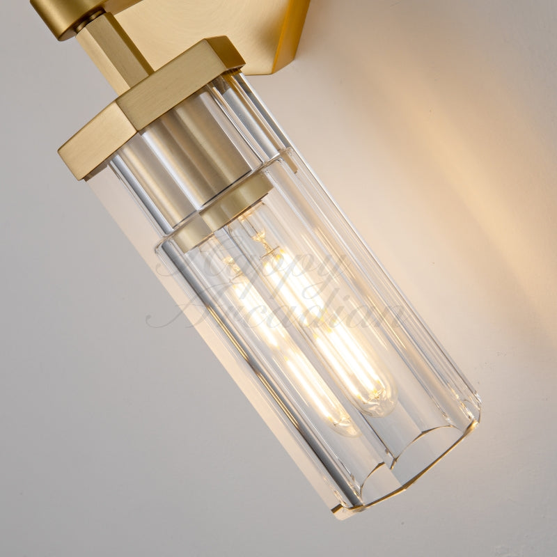 HA Lirael Hexagonal Linear Short Wall Sconce