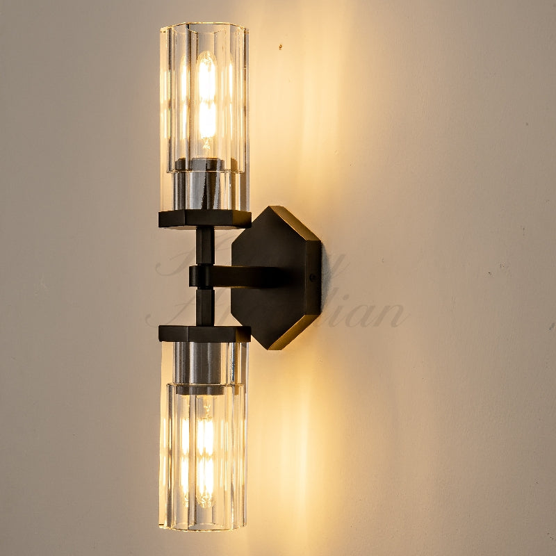 HA Lirael Hexagonal Linear Short Wall Sconce