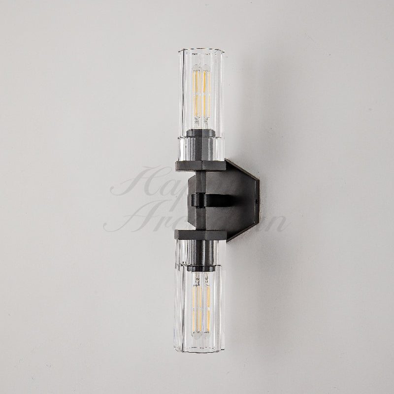 HA Lirael Hexagonal Linear Short Wall Sconce