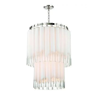 HA Morna 2-Tier Round Chandelier 23.8"W