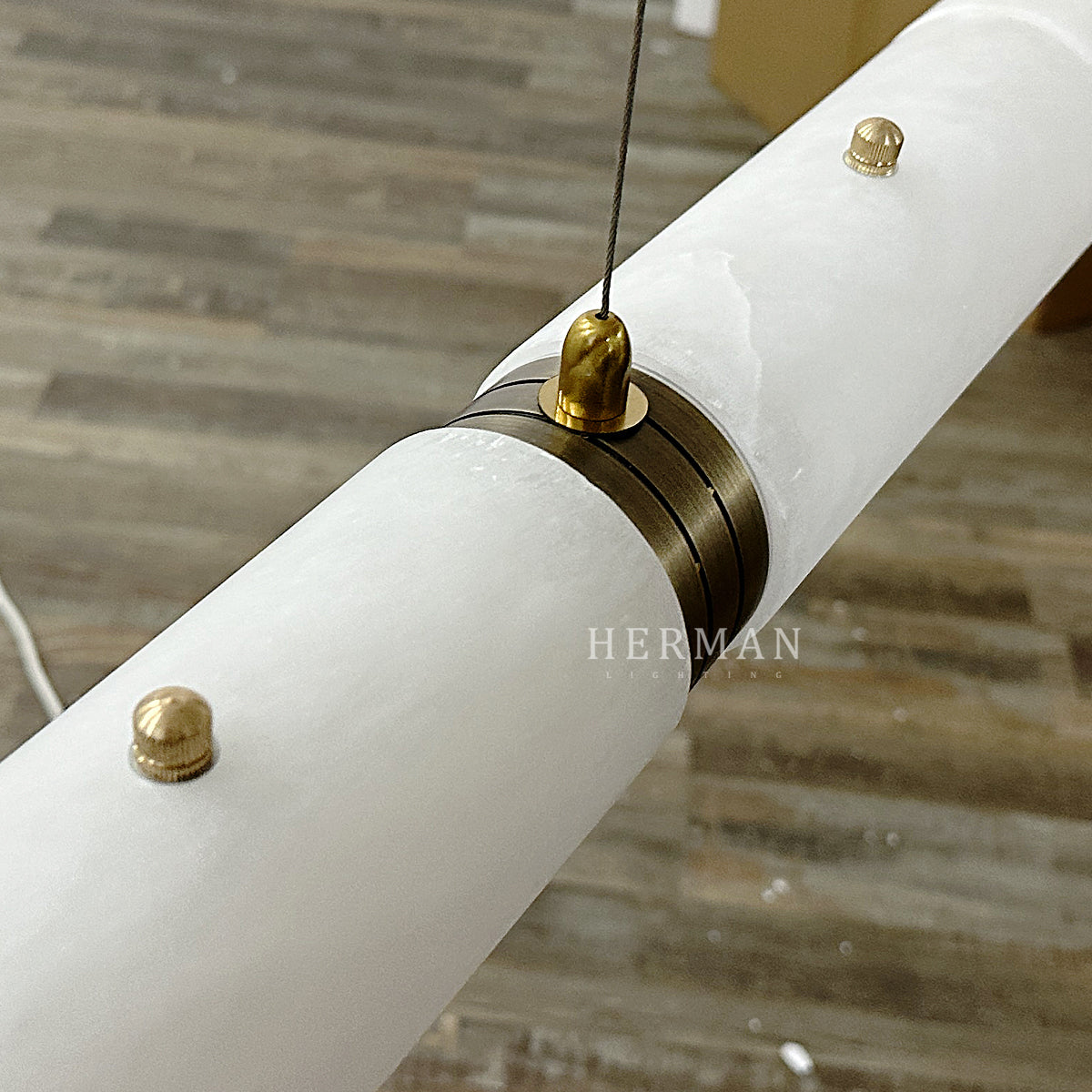 Alabaster Magnificence Art Linear Chandelier 39.4" 47.2" 55.1"