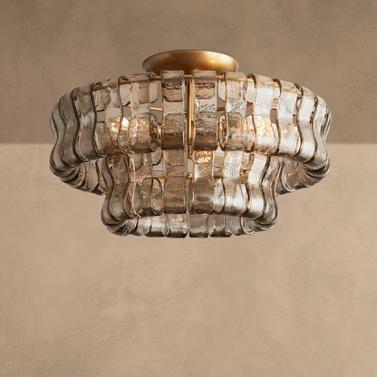 Givrelle Glass Flushmount