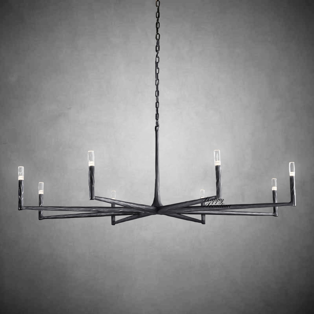 Briony Forged Round Chandelier 36''48"60''72''