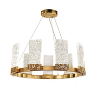 Muhamet Round LED Ring Chandelier, Indoor Designer Chandelier Lighting