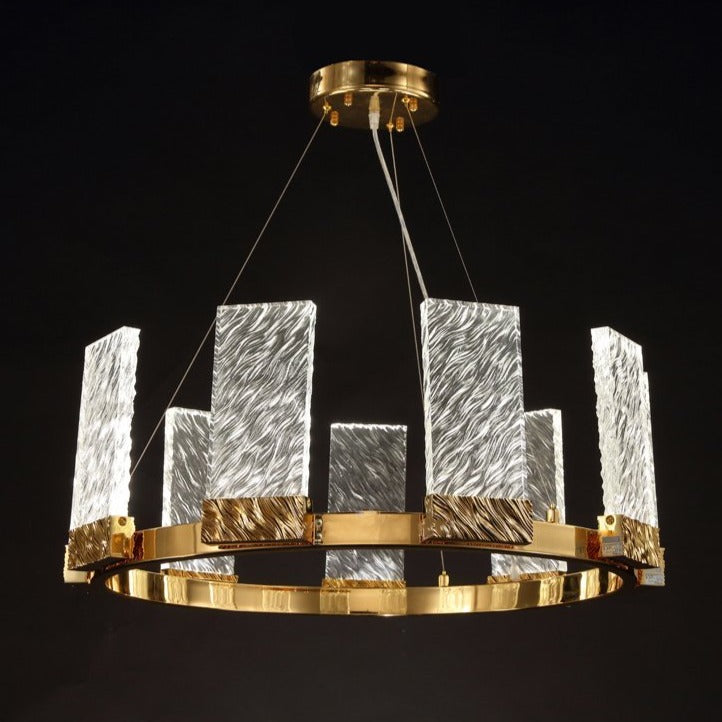 Muhamet Round LED Ring Chandelier, Indoor Designer Chandelier Lighting