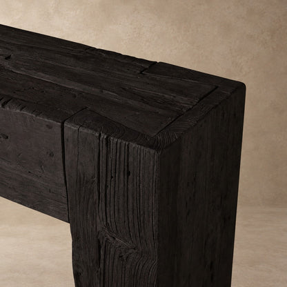 Happyarcadian Reclaimed Teak Wood Console Table
