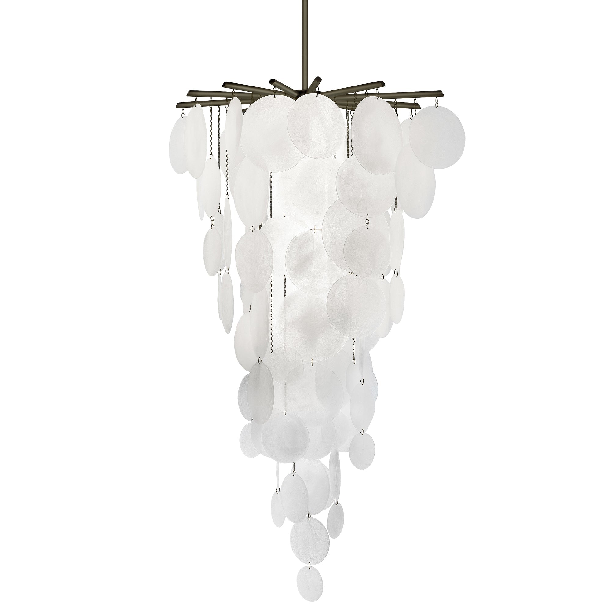 Ella GLASS Cascade Chandelier 78.7''