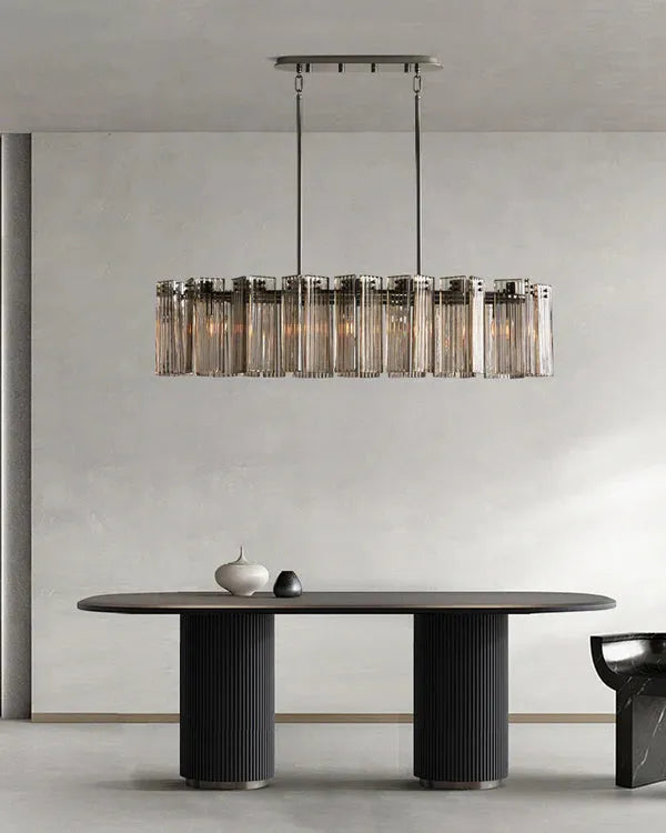 Delsie Oval 2 Tiered Chandelier