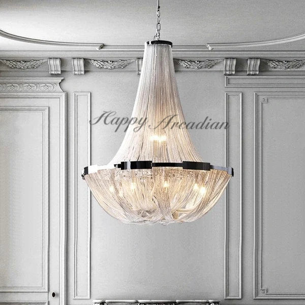 HA Alisa Plated Luxury Chandelier