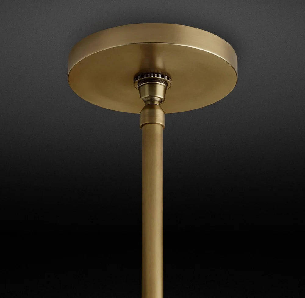 Hand Carved Alabaster Cylinder Pendant