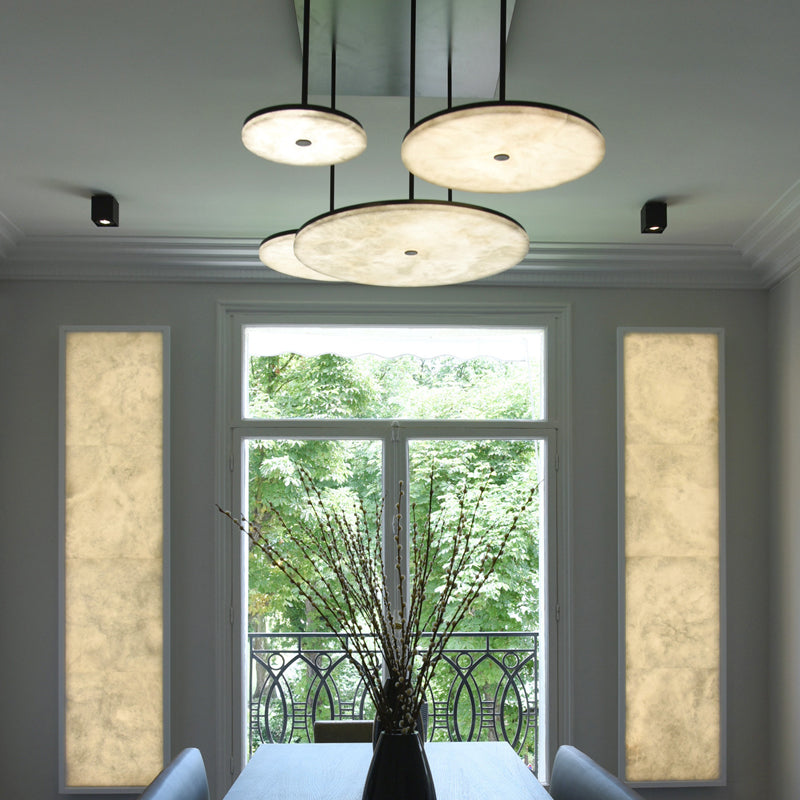 Thiago Alabaster Chandelier Light for Living and Dining Room