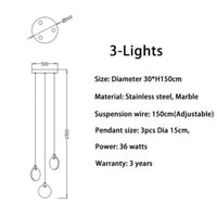 Queenie Alabaster Long Staircase Pendant Light