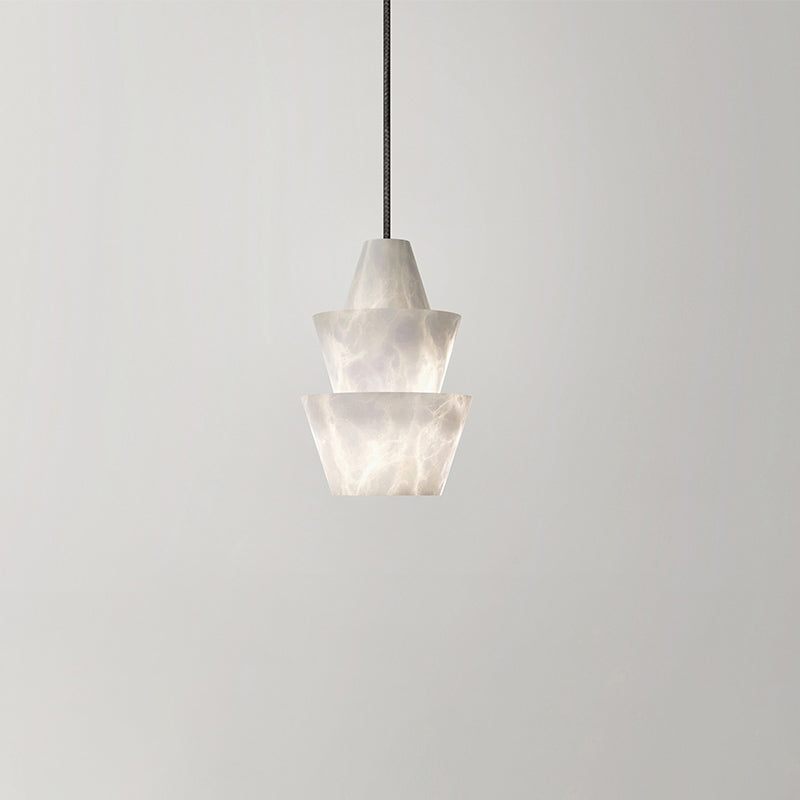 Ellie Alabaster Modern Kitchen Island Pendant Light