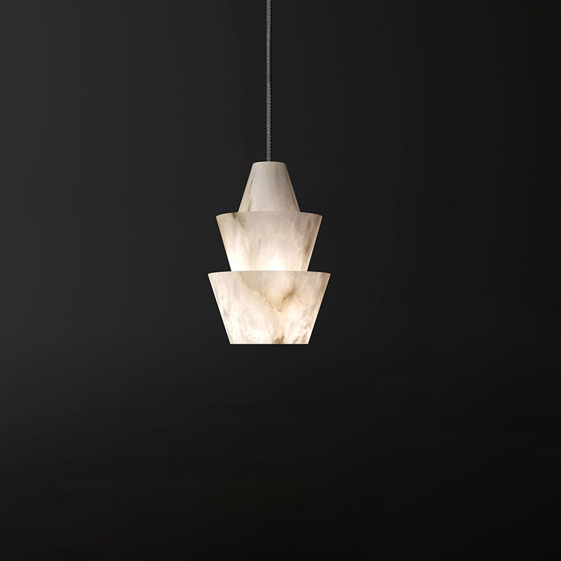 Ellie Alabaster Modern Kitchen Island Pendant Light