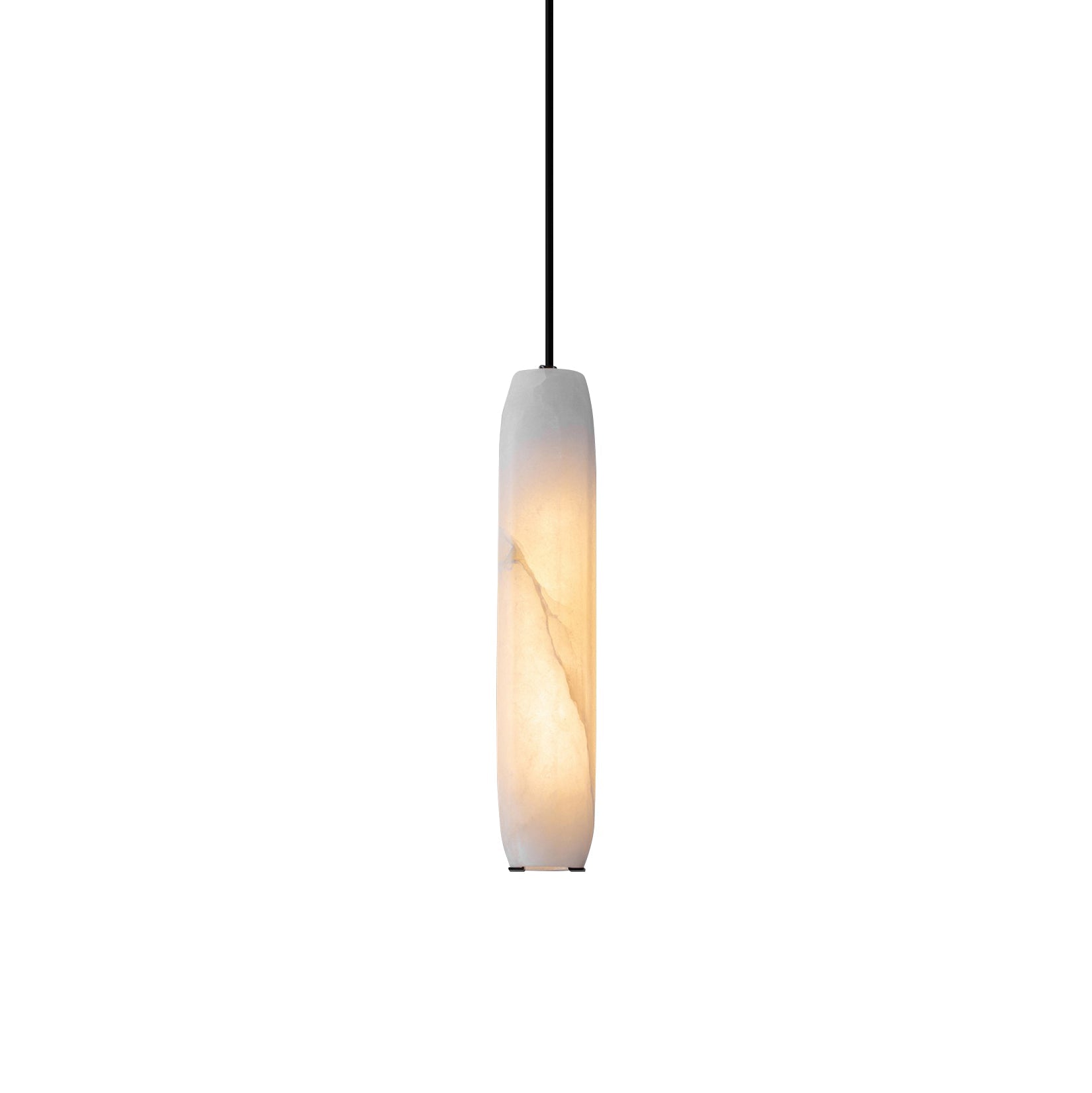 Alabaster Flute Pendant Light