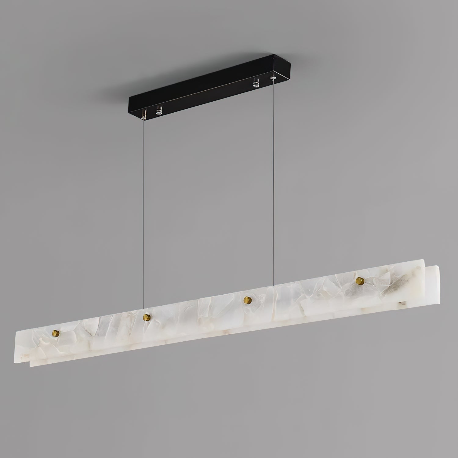 Alabaster LED Modern Linear Pendant Light