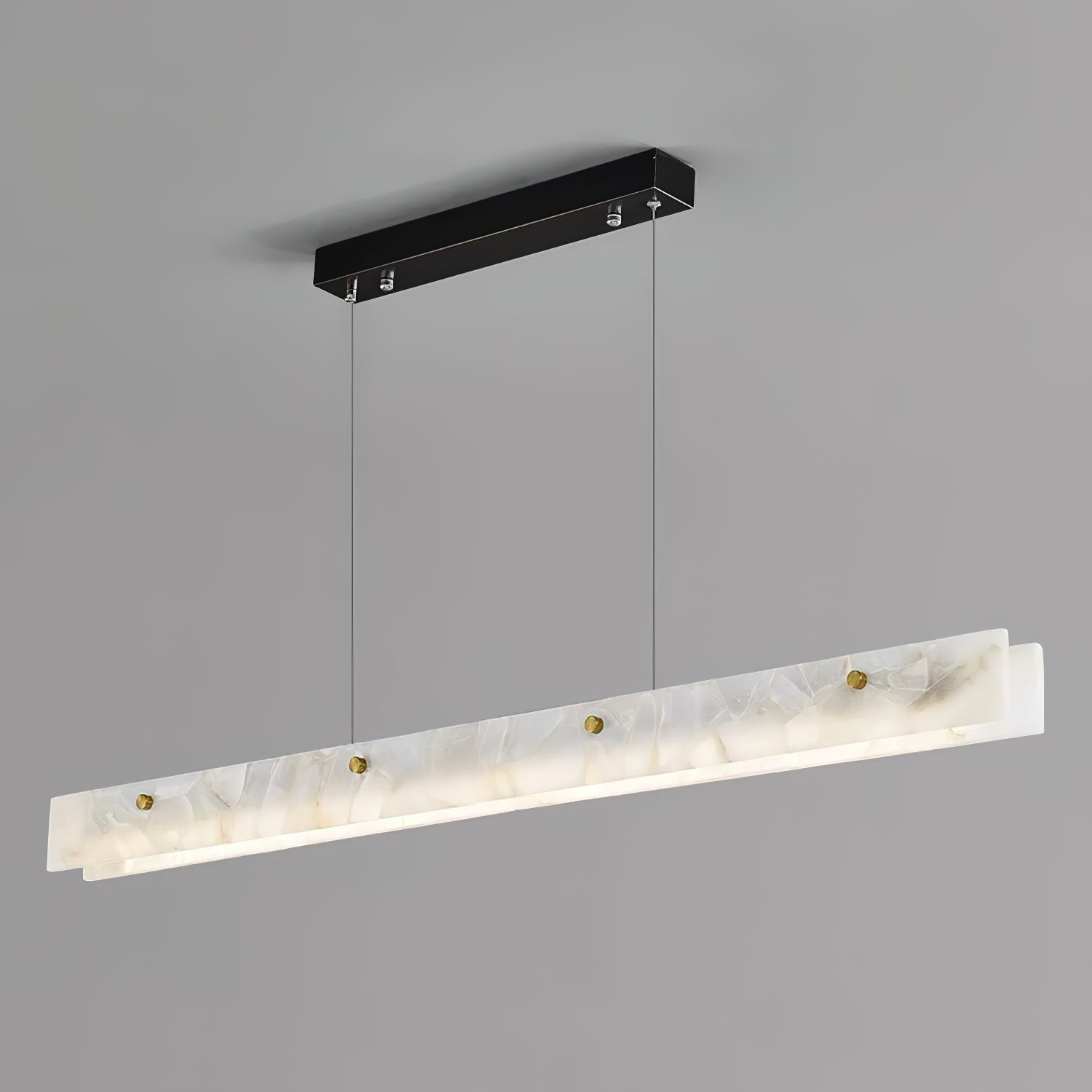 Alabaster LED Modern Linear Pendant Light