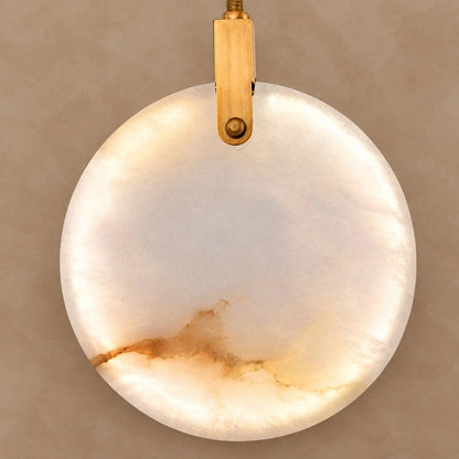 Alabaster Long Staircase Chandelier