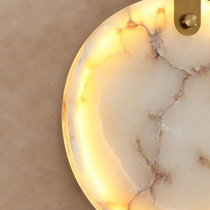 Alabaster Long Staircase Chandelier